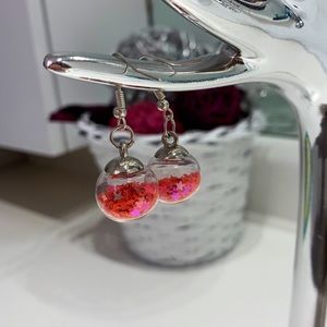 3/20$ Cute earrings stars bubble ball kawaii iridescent